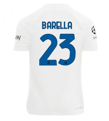 Inter Milan Nicolo Barella #23 Segunda Equipación 2023-24 Manga Corta